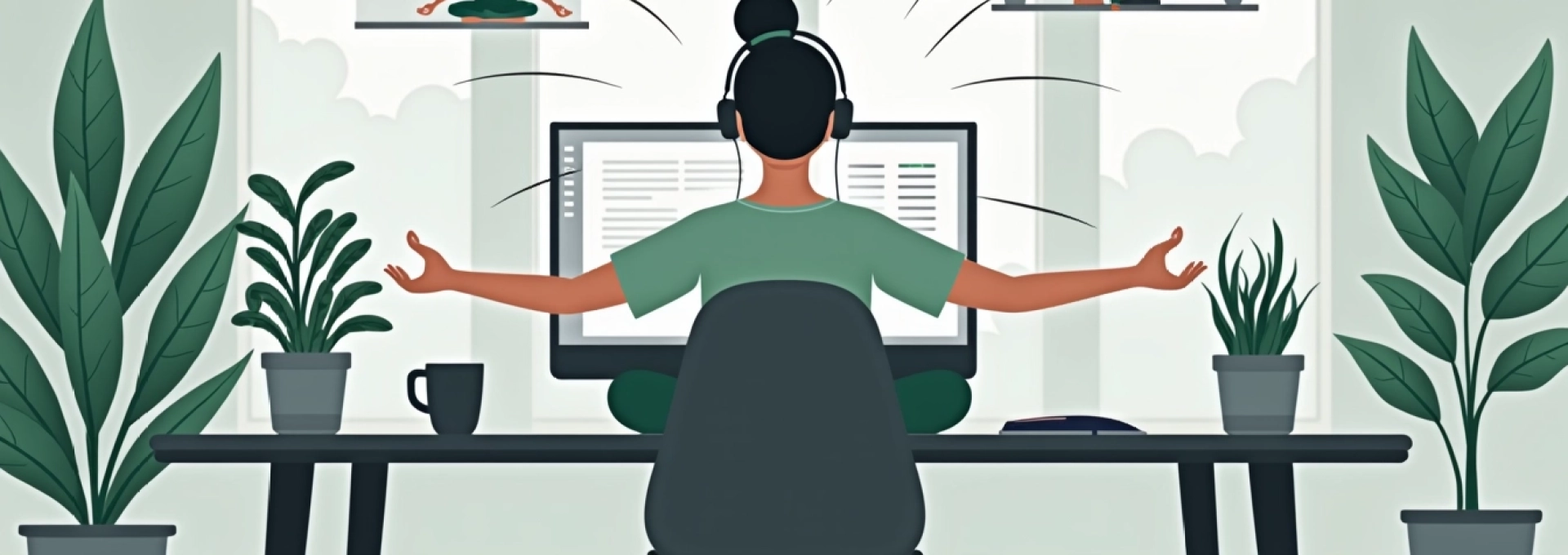 Techniques de relaxation au bureau